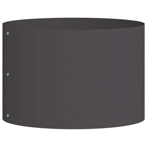 vidaXL Пръстен за саксия Черно 30 x 30 x 20 cm