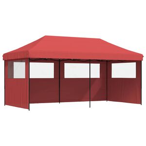 vidaXL Парти шатър 292 x 580 x 315 см Бургундско червен