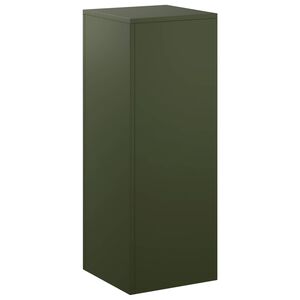 vidaXL Стойка за растения Маслиненозелено 30 x 30 x 80 cm