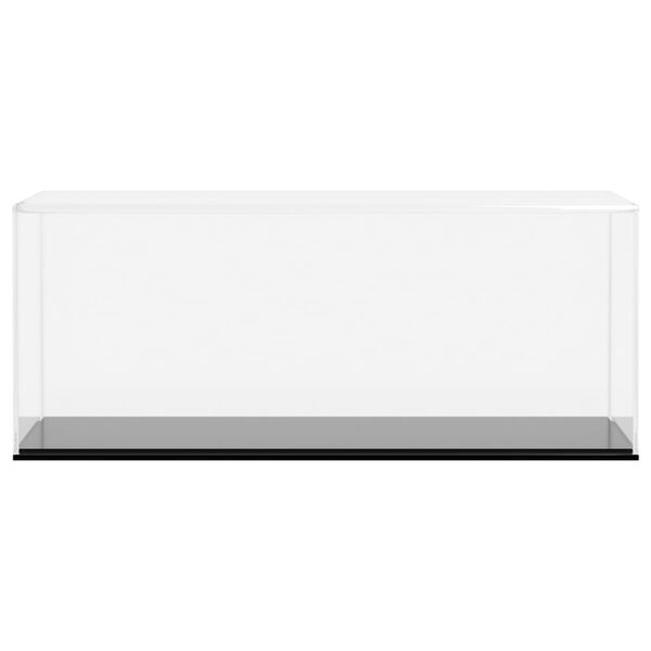vidaXL Кутия витрина, прозрачна, 34x16x14 см, акрил