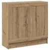 vidaXL Библиотека, дъб артизан, 82,5x30,5x80 см, инженерно дърво