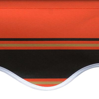 vidaXL Платнище за тента и сенник, оранжево и кафяво, 600x300 см