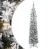 vidaXL С изкуствено коледно дърво с 300 LED светодиода Зелен 240 cm