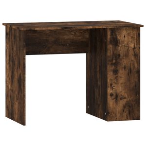 vidaXL Бюро, опушен дъб, 100x55x75 см, инженерно дърво