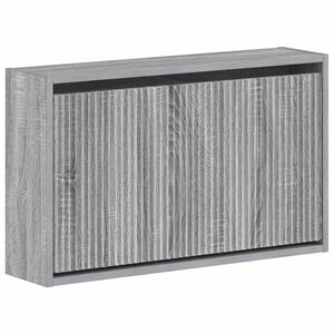 vidaXL Стенно шкафче за обувки ARNHEM 71 x 17 x 43 см Сив Сонома