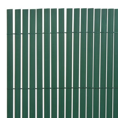 vidaXL Двустранна градинска ограда, 90x400 см, зелена
