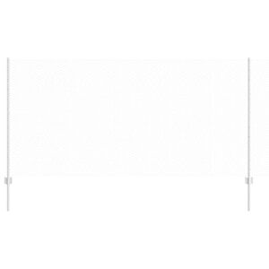 vidaXL Ограда с пост Сребристо