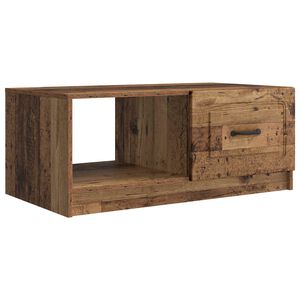 vidaXL Масичка за кафе Старо дърво 90 x 50 x 37 см Инженерна дървесина