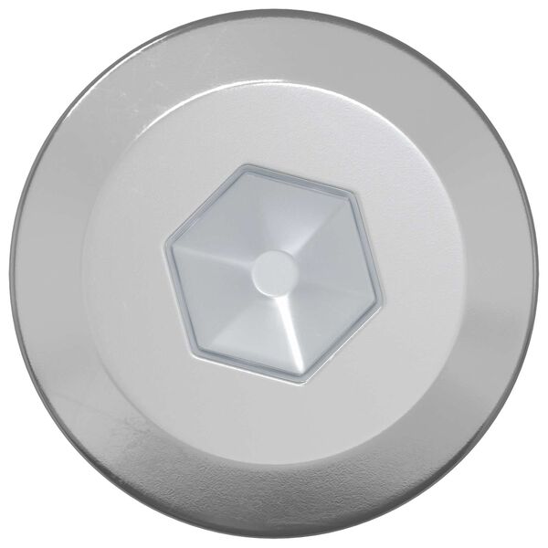 vidaXL Дървени винтове 1900 pcs Сребрист Стомана