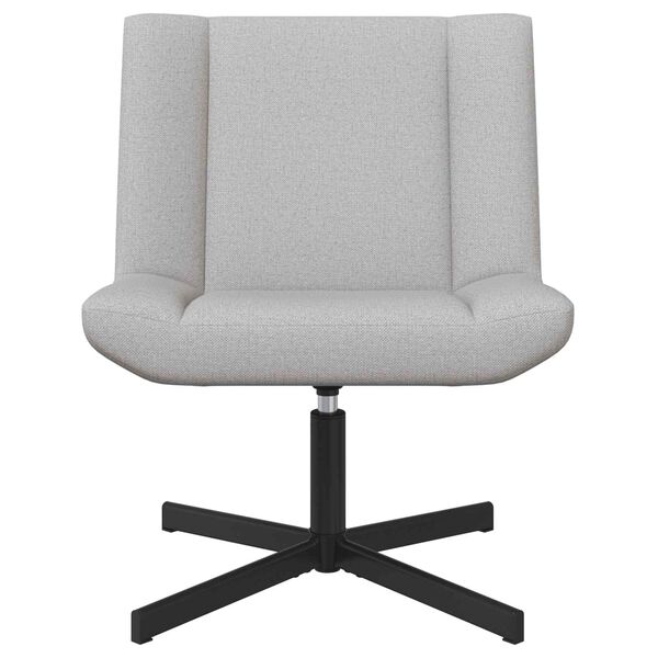 vidaXL Въртящ се стол Облачно сиво 63 x 75 x 76 см текстил