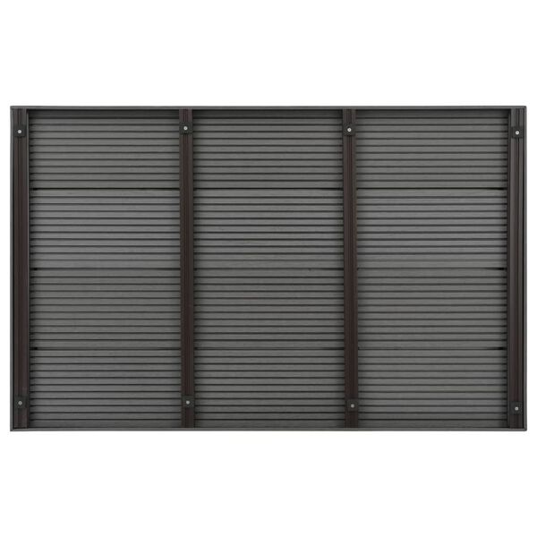 vidaXL Подова настилка за соларен душ или басейн, WPC декинг