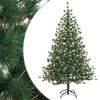 vidaXL Изкуствено коледно дърво с хингед 150 см 150 LED светодиода