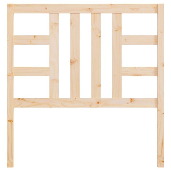 vidaXL Горна табла за легло, 96x4x100 см, бор масив