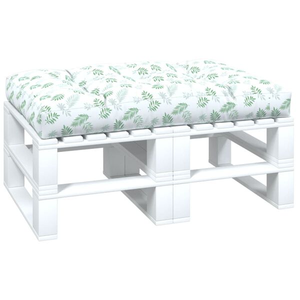 vidaXL Палетна възглавница, на листа, 120x80x12 см, текстил