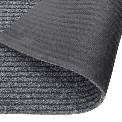 vidaXL Абсорбиращо мръсотията килимче, 100x150 см, сиво