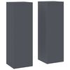 vidaXL Стойка за растения 2 бр. Антрацит 24 x 24 x 75 см
