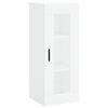 vidaXL Висок шкаф, бял, 34,5x34x180 см, инженерно дърво