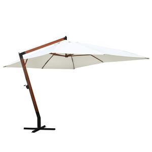 vidaXL Чадър тип камбана, 300х400 см, бял