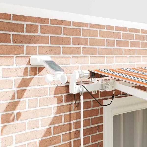 vidaXL Сгъваем навес Многоцветен 300 x 250 cm Полиестер и метал