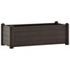 vidaXL Градинска висока леха, PP, мока, 100x43x35 см