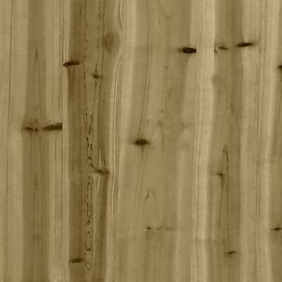 vidaXL Градинска табуретка, 120x80 см, импрегнирана борова дървесина