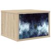 vidaXL Стенен шкаф за нощно шкафче RAALTE Дъб сонома 36 x 33 x 25 см