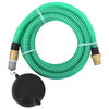 vidaXL Смукателен маркуч с месингови съединители 1,1" 3 м PVC