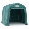 vidaXL Гаражна тента, PVC, 2,4х2,4 м, зелена