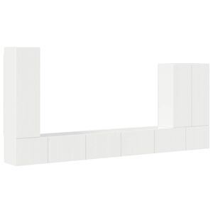 vidaXL Комплект за стена на телевизор 6 бр. 98 x 31 x 29,5 см