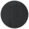 vidaXL Килим, кръгъл, сив, 60 см, бамбук