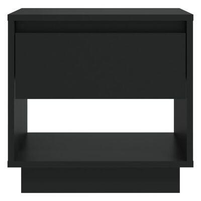 vidaXL Нощни шкафчета, 2 бр, черни, 45x34x44 см, ПДЧ