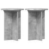 vidaXL Стойка за растения 2 pcs Бетонно сиво &Oslash;29,5 x 40 см