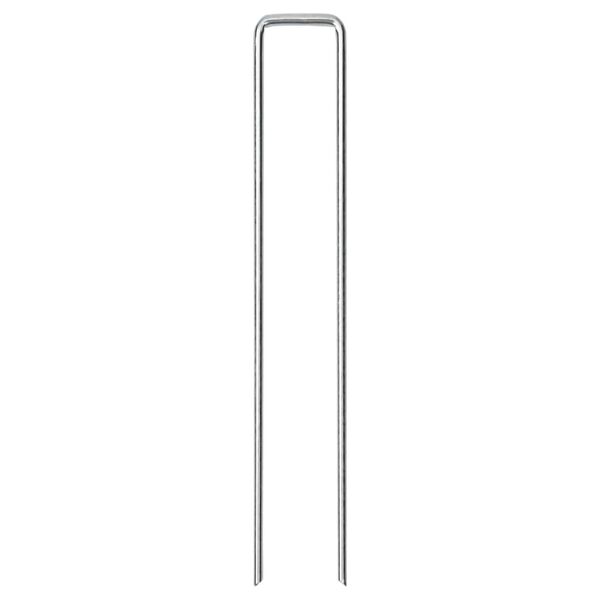 vidaXL Колчета за земя U-образни 25 бр 20x3,5 см поцинкована стомана