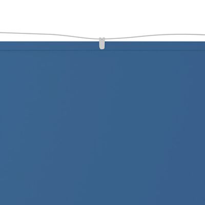vidaXL Вертикален сенник, син, 60x420 см, оксфорд плат