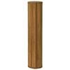 vidaXL Килим, правоъгълен, кафяв, 80x1000 см, бамбук