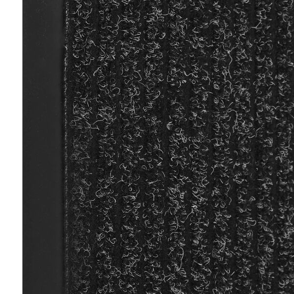 vidaXL Изтривалка раирана, антрацит, 80х120 см