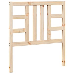vidaXL Горна табла за легло, 96x4x100 см, бор масив