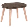 vidaXL Табуретка, таупе, 45x29,5x35 см, текстил