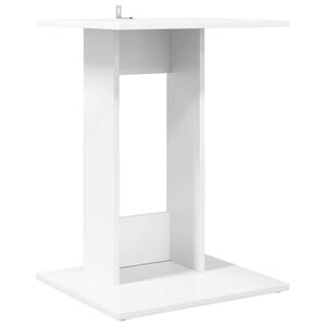 vidaXL Странична маса Бяло 45 x 40 x 62,5 см Инженерна дървесина