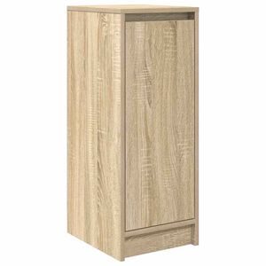 vidaXL Шкаф за обувки, дъб сонома, 29,5x34x76 см, инженерно дърво