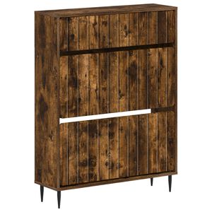 vidaXL Шкаф за обувки ZWOLLE 78 x 24 x 103 см Инженерна дървесина