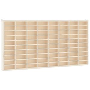 vidaXL Дървена колекционерска витрина с 80 отделения 80x4,5x40,5 см