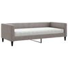 vidaXL Канапе с матрак, таупе, 90x200 см, плат