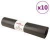 vidaXL Торбички за боклук 250 бр черни 120 л