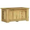 vidaXL Повдигната леха, 100x50x50 см, импрегнирано борово дърво