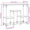 vidaXL Конзолна маса, сив сонома, 89,5x28x76 см, инженерно дърво