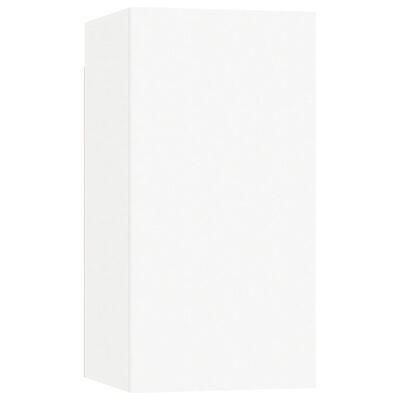 vidaXL ТВ шкафове, 7 бр, бели, 30,5x30x60 см, ПДЧ