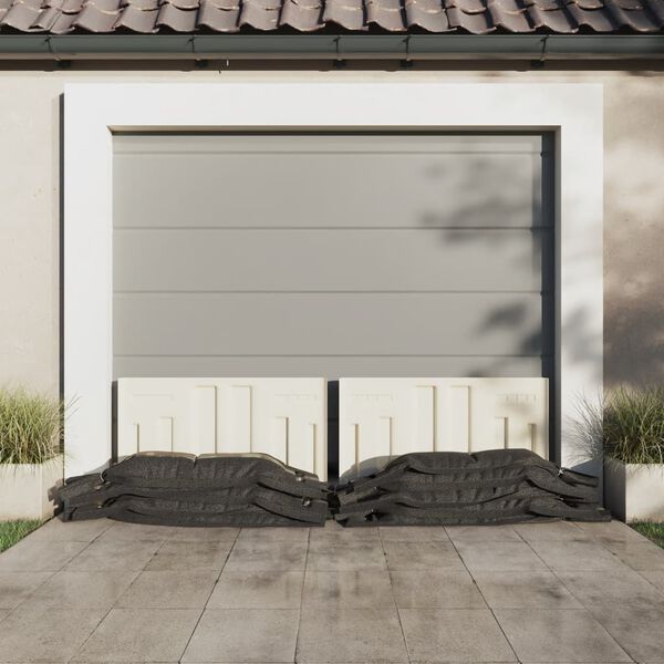 vidaXL Пясъчни торби, 50 бр, тъмнозелени, 103x25 см, HDPE