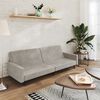 vidaXL 2-местно разтегателно канапе, светлосиво, кадифе