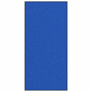 vidaXL Мат за врата Син и Черен 120 x 250 cm 100% Полиамид